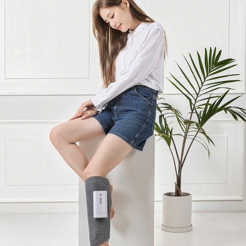 제스파 칼리 무선 종아리 마사지기 공기압 온열 다리 안마기 ZP5440 2p, 나혼자_1쌍_진그레이_ZP5443_(2)