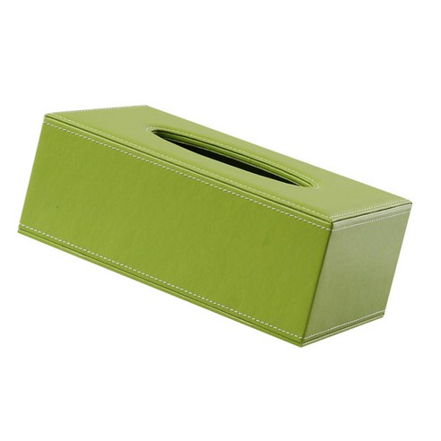 티슈 박스 디스펜서 케이스 냅킨 홀더 홈 오피스 카 액세서리 그린, 가죽, 녹색