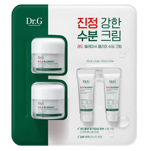 닥터지 레드 블레미쉬 클리어 수딩 크림 70ml, 120ml, 1세트