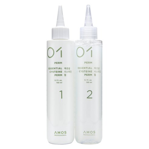 아모스 에센셜 시스테인펌 1제+2제, 4set, 150ml