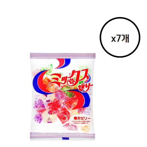 일본 킨조 과일 믹스 젤리 (재고확보), 125g, 7개