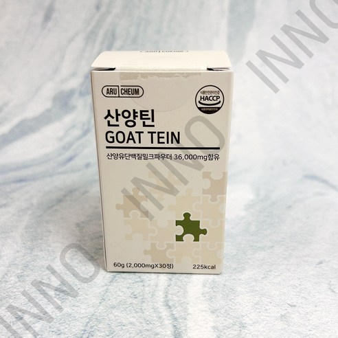 아르채움 산양틴 30정 씹어먹는 산양유 단백질, 60g, 1개