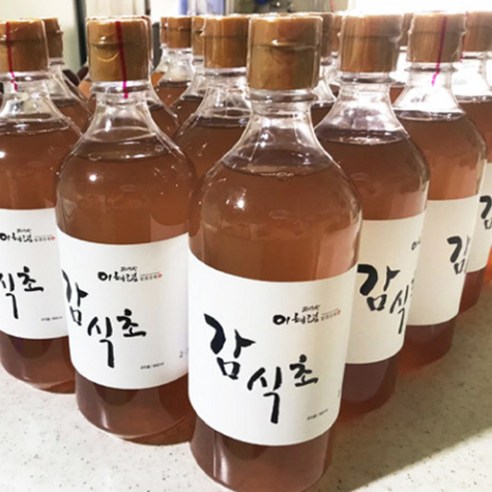 [엄마와아들이농사진] 100% 천연 발효 감식초 원액 지리산 자연 마시는 건강 식초, 900ml, 6개