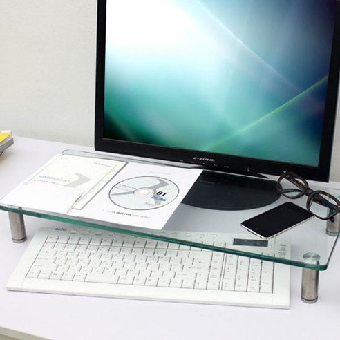 키모 강화유리 모니터 받침대(중) AG