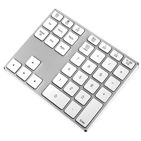 무선 휴대용 숫자 키패드 34 키 키패드 MC-308BT PC 용 여러 바로 가기 키, 하나, 보여진 바와 같이