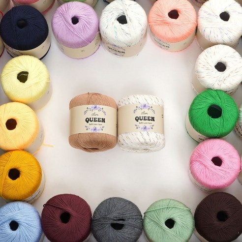 부드럽고 가벼운 슬림퀸 의류실로 다양한 뜨개질 프로젝트에 활력을 불어넣으세요.