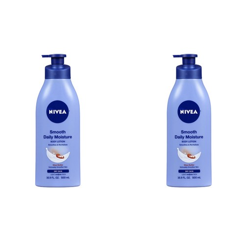 니베아 스무드 데일리 모이스춰 바디 로션, 2개, 200ml