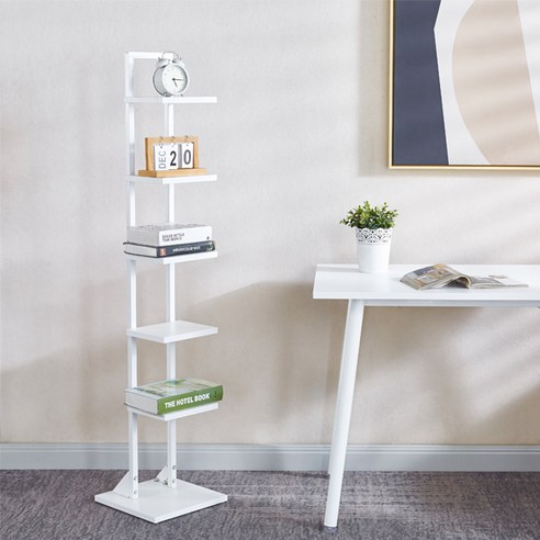 좁은 공간에 감성을 더하는 나인홈 라인 북선반 스탠드