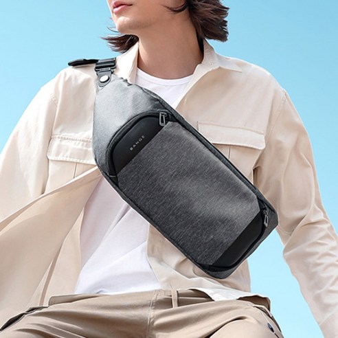 BANGE 남성 슬림 메신저백 대용량 슬링백 데일리 크로스백 가방