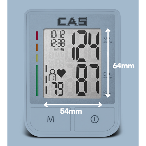 집에서 정확하고 간편하게 혈압을 측정하세요.