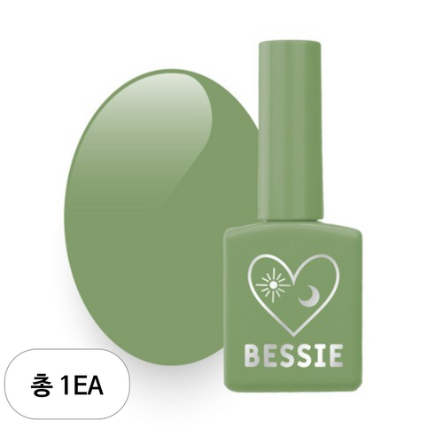 BESSIE 헬로키치 컬러 젤네일 11ml, G16 Sap Green, 1개