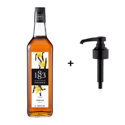 달콤한 일상을 위한 완벽한 조화: 1883 바닐라 시럽 & 범용 시럽 펌프 세트 탐구 1883시럽