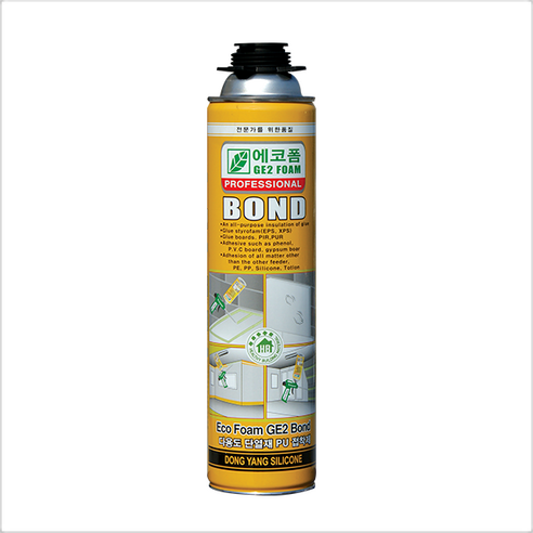 럭키포장박사 폼본드 GE2본드 우레탄폼 수달코리아, 1개 월드폼본드