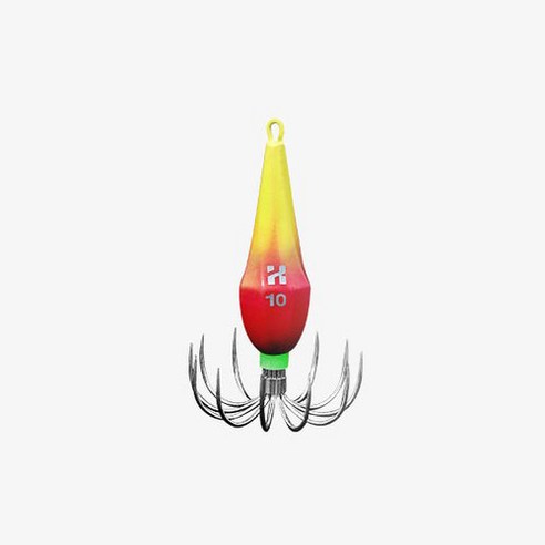카즈미 쭈킬 MAX 투톤 10호 낚시소품 낚시용품 바늘, 1개