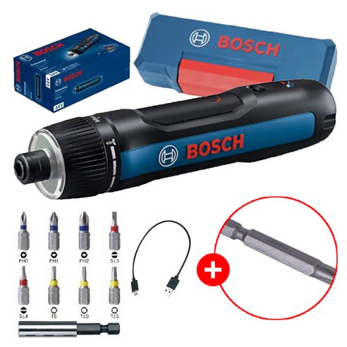 보쉬고3plus 3.6V 충전 미니 스크류 드라이버 3세대 BOSCH GO 3PLUS, 1개, 1. 본품+만능비트 
공구/철물/DIY