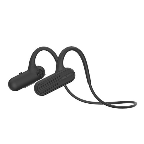 다콤 에어윙스 MP3 스포츠 블루투스 이어폰, 블랙