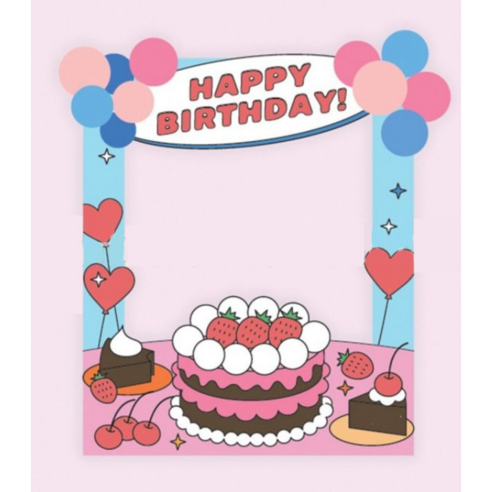 생일을 더 특별하게! 인스타포토존 생일액자