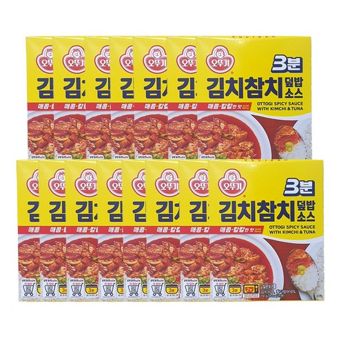 <올따옴> 오뚜기 3분 김치참치덮밥소스 150g x 15입, 15개
