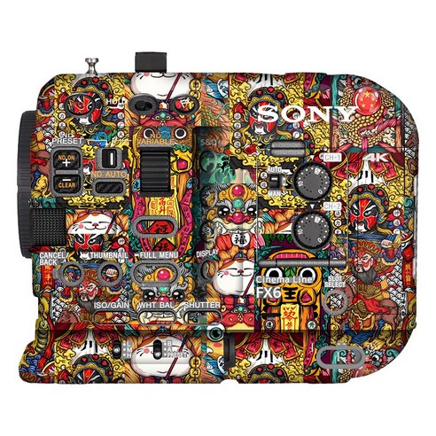 소니 FX6 Sony FX6 카메라 바디 스킨 3M 프로텍터 필름 패션 클래식 랩 스킨 데칼 커버 케이스, 옵션10