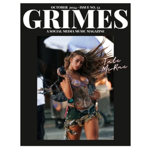(영문도서) Grimes Magazine - The October 2024 Issue: This issue features Tate McRae Paperback, Independently Published, English, 9798340862082