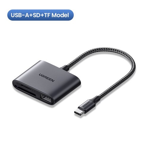 [SW] 카드 리더 USB 3.0 SD/TF 카드 리더 마이크로 SD/TF 카드 리더 어댑터 노트북 컴퓨터 메모리 카드 USB-C, 3 in1 Model