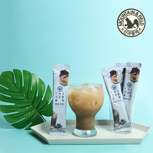 산과들에 더 고소한 블랙 미숫가루 스틱 25g 100봉, 1, 100개