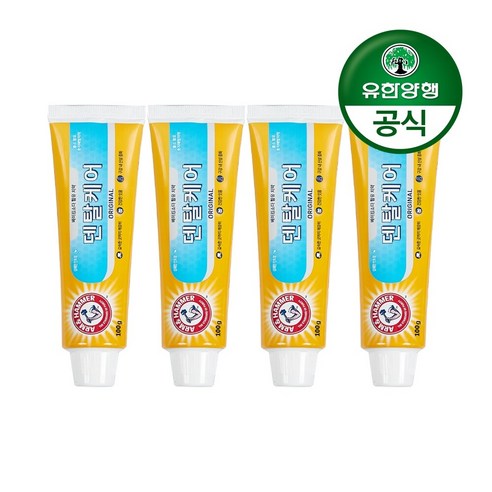 [유한양행]암앤해머 덴탈케어 오리지날 베이킹소다 치약 100g x 4개 컴플리트케어 Best Top5