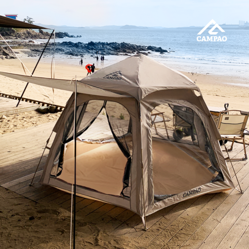 캠핑의 편의성을 높이는 완벽한 선택: 원터치 설치와 방충 보호