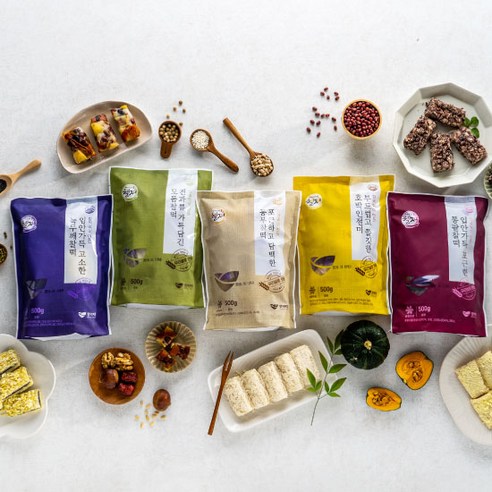 eTV 창억떡 5종 세트(50개)_호박인절미동부찰떡통팥찰떡녹두깨찰떡모듬찰떡, 1세트, 50g Best Top3