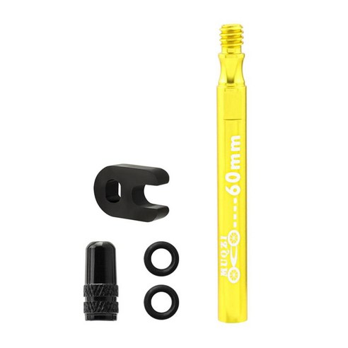 산악 자전거 도로 자전거 MTB 튜브 타이어용 자전거 프레스타 밸브 익스텐더, 1pc 금 60mm., 60mm 80mm., 알루미늄 합금