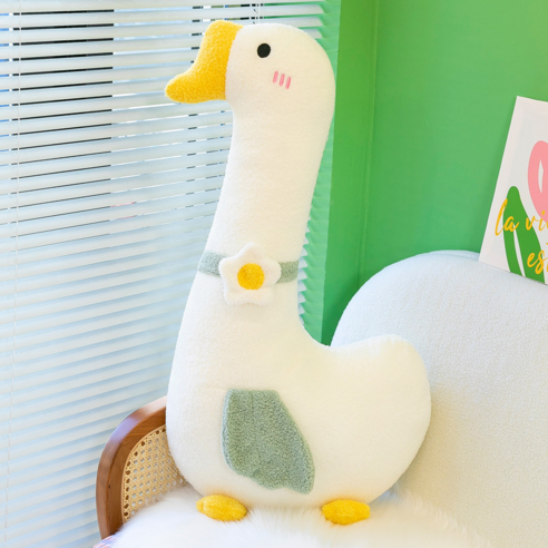 록신 수면쿠션 바디쿠션 거위인형 오리인형 바디필로우, 70CM, 그린