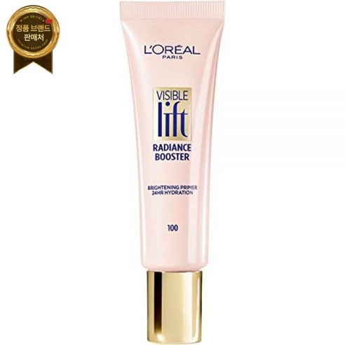 L’Oréal Paris 로레알 파리 메이크업 비저블 리프트 래디언스 부스터 스킨케어 기반 프라이머 24시간 수분 공급 즉각적으로 피부를 환하게 매끄럽고 균일하게 빛나는