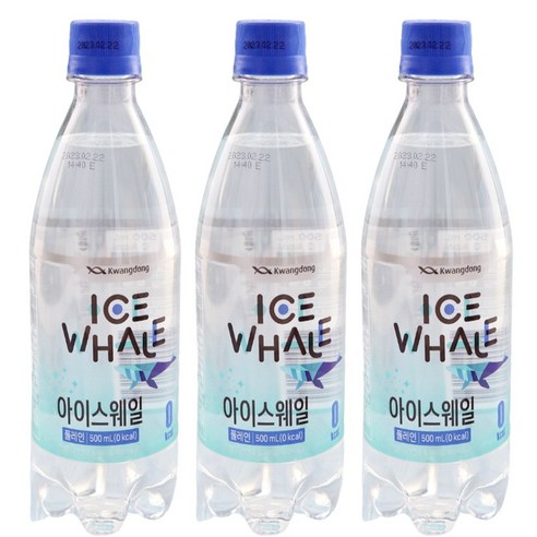 아이스웨일 플레인 탄산수, 500ml, 15개