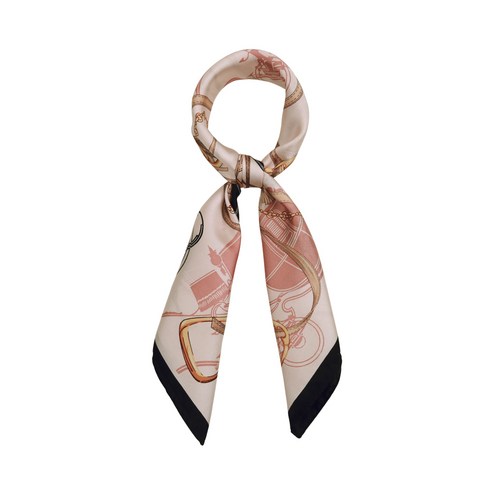 엘르 마차라인 실크 스카프: 섬세한 아름다움으로 완성하는 당신의 봄, 가을