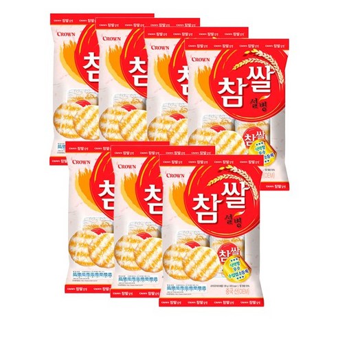 크라운 참쌀설병 128g 7개입, 28개
