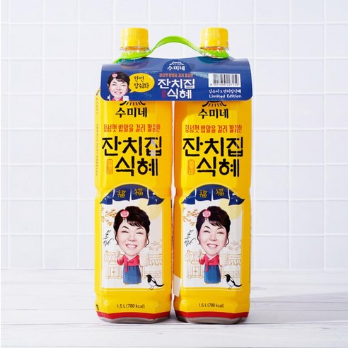 당장사자몰 롯데 수미네 식혜 1.5L, 6개