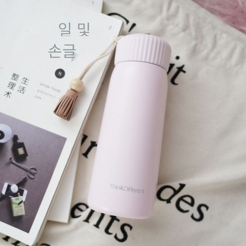 【DF】일본 스타일 보온병 하라주쿠 스타일 레이디 귀여운 귀여운 술 휴대용 컵, 색깔3, 하나