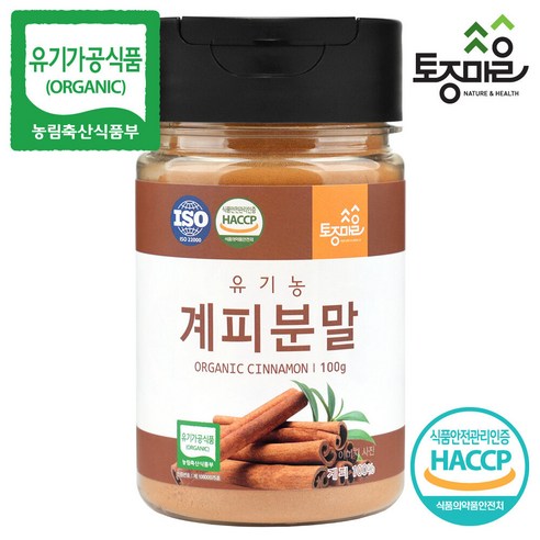 토종마을 유기농 계피분말, 1개, 100g