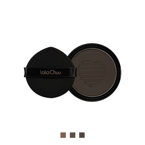 쏘내추럴 헤어 라인 커버 쿠션 2.5g, 라이트 브라운, 5개 라라츄헤어쿠션 Best Top5 12 헤어쿠션 리필, 내추럴블랙, 1개