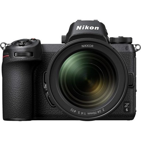 Nikon Z7 풀프레임 미러리스 렌즈 교환식 카메라 45.7MP 해상도 바디 블랙 1591, w/ 24-70mm_Base, 1개