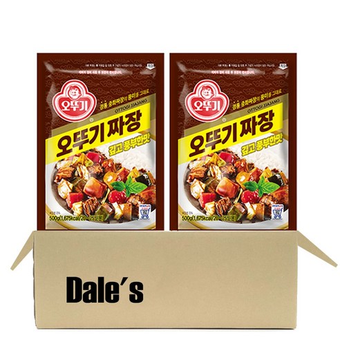 데일즈기획 오뚜기 짜장 분말가루, 500g, 2개