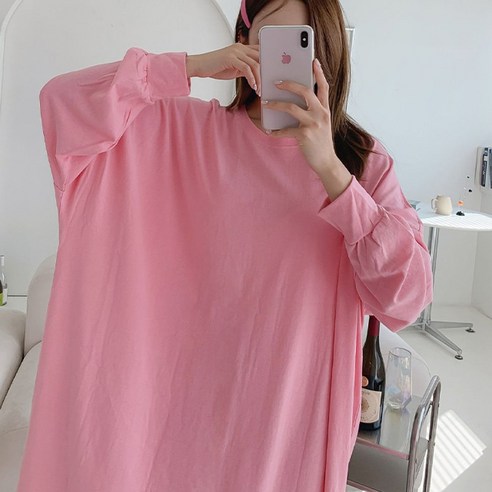 티라노원피스 빅사이즈 임산부 홈웨어 잠옷