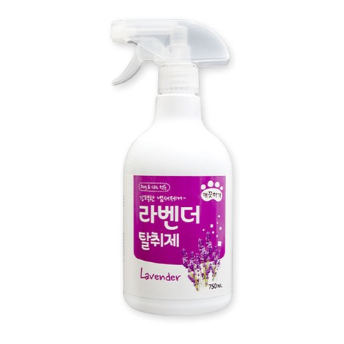 인터펫코리아 깨끗하개 반려동물 탈취제 라벤더향, 750ml, 2개