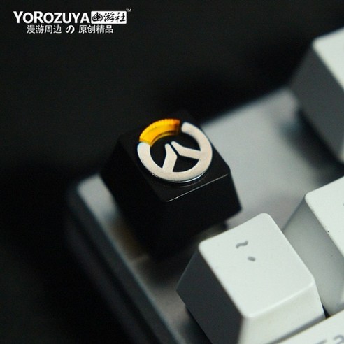 키캡 키보드 keycaps 1pc 아연 알루미늄 합금 식 보드 csgo ow dota, 모델 9, 롤