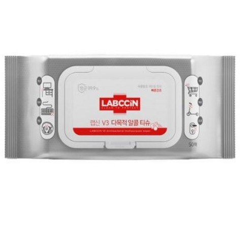랩신 V3 다목적 알코올 물티슈: 강력한 항균력으로 지키는 건강한 일상