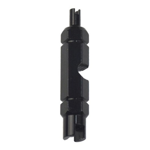 Schrader Presta 부속품을 위한 알루미늄 벨브 핵심 제거제 렌치 산악 자전거, 블랙, 54MM, 알루미늄 합금