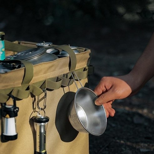 캠핑 장비를 더 편리하게 정리하는 파우치랩 멀티 포켓 수납 가방