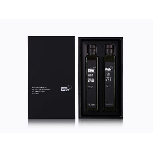 [쿠엔즈버킷] 국내산 들기름200ml 2병 * 2세트 (들기름 총 4병), 4개, 0.2l 백설통참깨참기름