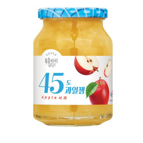 복음자리 45도 과일잼 사과, 350g, 1개