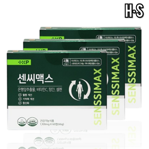 센 텔라아 시아 티카 주성분 셀렌 아연 비타민C 셀렌 영양제, 3개, 60회분